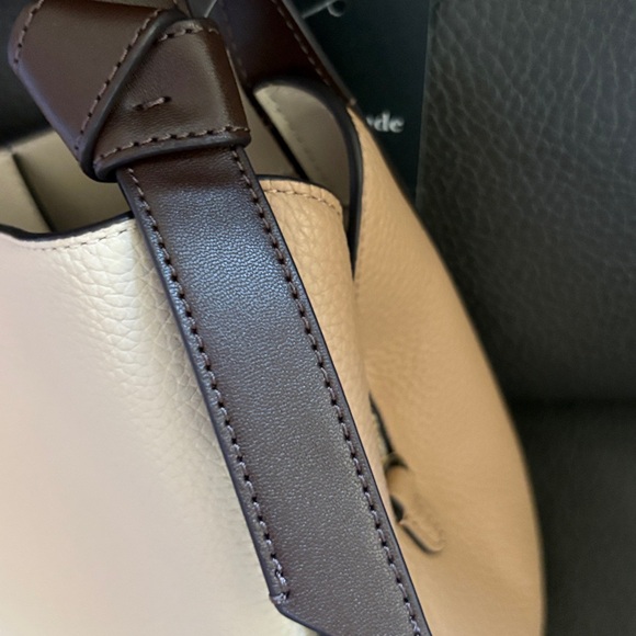 Kate spade colorblock pebbles leather carryall bag with knot - Picture 3 of 12